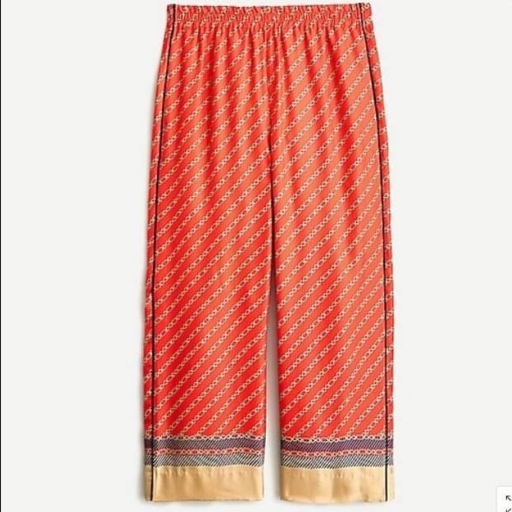 J.Crew Baez Pant - 100% Silk